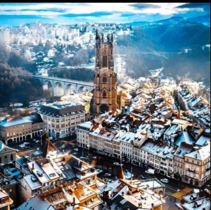Proche De La Cathedrale, Logement Fryburg Zewnętrze zdjęcie